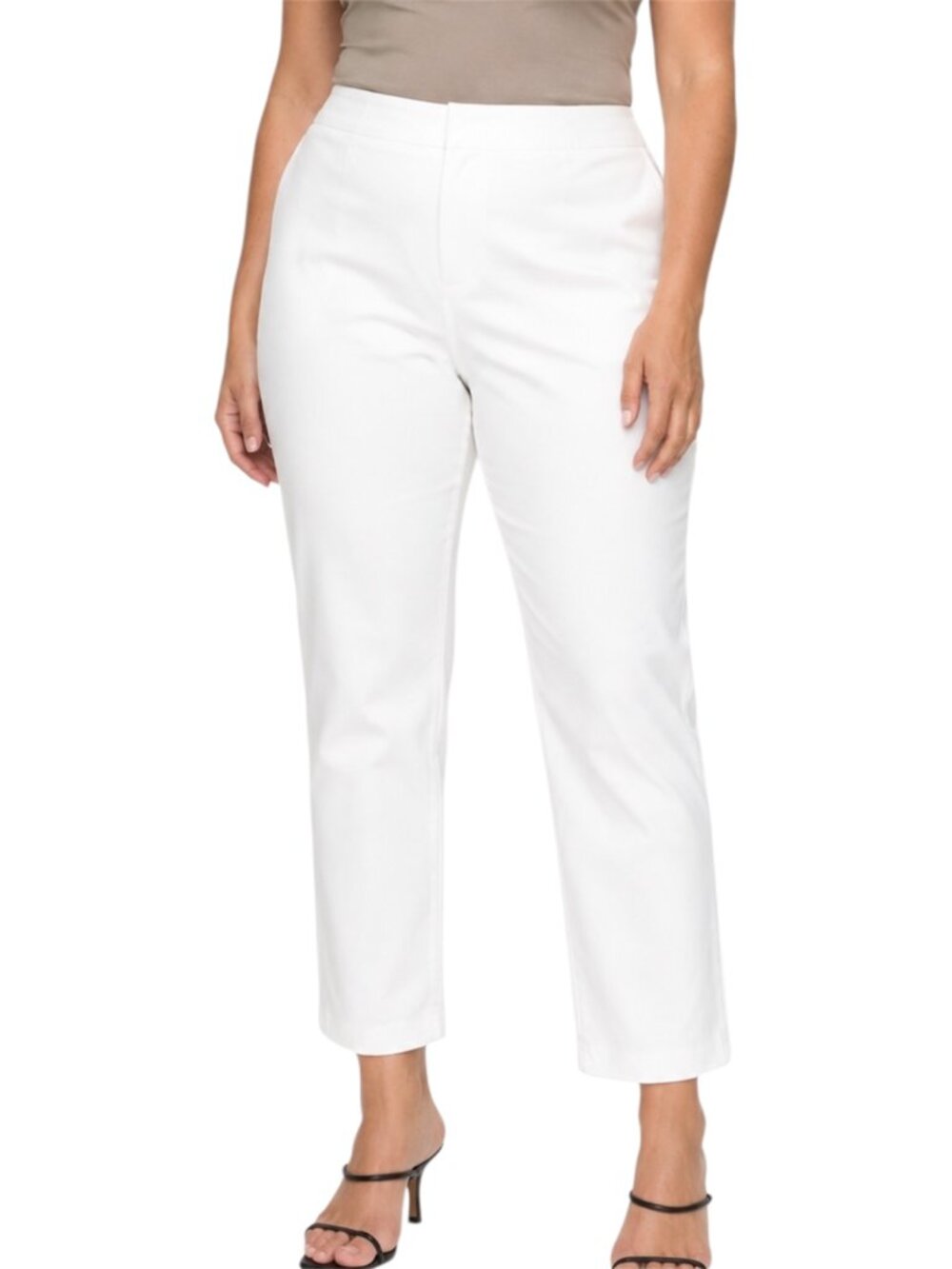 Size 16 NWOT Nic + Zoe White Workwear Trousers